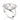 RHODIUM PLATED RING WITH ZIRCONIA