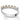 RHODIUM PLATED RING WITH PEARL