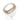 RHODIUM PLATED RING WITH PEARL
