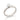 RHODIUM PLATED RING WITH ZIRCONIA
