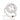RHODIUM PLATED RING WITH CRYSTAL AND ZIRCONIA