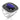 RHODIUM PLATED RING WITH CRYSTAL AND ZIRCONIA