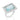 RHODIUM PLATED RING WITH CRYSTAL AND ZIRCONIA