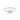 RHODIUM PLATED RING WITH ZIRCONIA