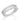 RHODIUM PLATED RING WITH ZIRCONIA