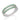 RHODIUM PLATED RING WITH ZIRCONIA