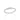 RHODIUM PLATED RING WITH ZIRCONIA