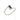RHODIUM PLATED RING WITH CRYSTAL
