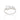 RHODIUM TRIPLE ZIRCONIA RING IN WHITE