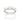 RHODIUM PLATED RING WITH ZIRCONIA