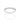 RHODIUM PLATED RING WITH ZIRCONIA