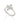 RHODIUM STUDDED CROSS RING