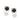 RHODIUM PLATED EARRING WITH ZIRCONIA