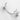 RHODIUM PLATED EARRING