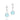 RHODIUM PLATED EARRING WITH CRYSTAL AND ZIRCONIA