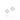 RHODIUM PLATED EARRING WITH ZIR