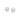 RHODIUM PLATED EARRING WITH ZIRCONIA