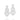 RHODIUM PLATED EARRING