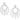 RHODIUM PLATED EARRING