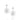 RHODIUM PLATED EARRING