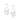 RHODIUM PLATED EARRING