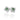 RHODIUM LUCID DREAMS EARRING IN GREEN