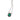 RHODIUM PLATED CHAIN WITH ZIR AND CRISTALS WITH APLICATION RHODIUM BLACK