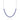 RHODIUM PLATED CHAIN WITH CRYSTAL