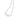 RHODIUM PLATED CHAIN WITH ZIRCONIA