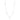 RHODIUM HEARTS NECKLACE - 70CM