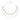 RHODIUM PLATED CHAIN WITH ZIRCONIA