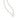 RHODIUM SMALL HEART NECKLACE