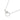 RHODIUM LOCKET NECKLACE