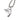 RHODIUM PLATED PENDANT