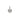 RHODIUM PLATED PENDANT WITH ZIRCONIA