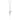RHODIUM PLATED PENDANT WITH ZIRCONIA