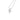 RHODIUM PLATED PENDANT WITH ZIRCONIA