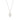 RHODIUM PLATED PENDANT WITH ZIR