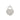 RHODIUM HEART LOCK PENDANT