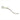 RHODIUM PLATED POST EAR  WIRE. 1,6 CM"