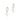 PLATINUM HOLY SPIRIT PAZ (PEACE) HUGGIE EARRINGS