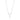 PLATINUM HANGING HEART NECKLACE