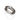 BLACK RHODIUM RING WITH ZIRCONIA