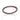 BLACK RHODIUM STUDDED SKINNY RING IN PINK