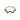BLACK RHODIUM WAVE SKINNY RING IN GREEN