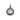 BLACK RHODIUM PENDANT WITH ZIRCONIA