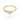 GOLD RING WITH ZIRCONIA