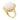 GOLD RING WITH ZIRCONIA AND STONE