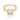 GOLD RING WITH ZIRCONIA