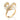 GOLD RING WITH PEARL AND ZIRCONIA